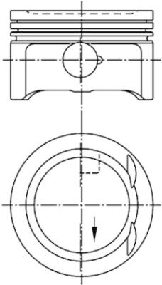 Piston 94953600 KOLBENSCHMIDT