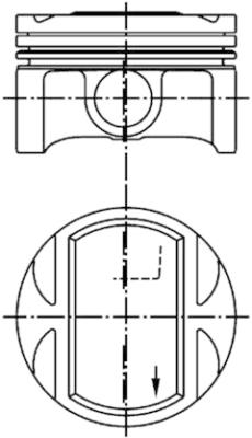 Piston 94954600 KOLBENSCHMIDT
