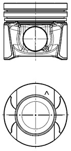 Piston 97504600 KOLBENSCHMIDT