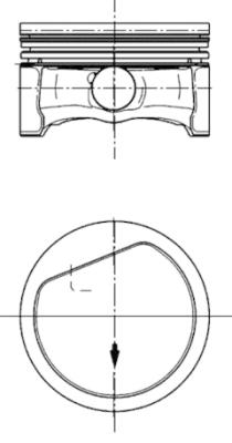 Piston 99882600 KOLBENSCHMIDT