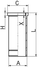 Camasa cilindru 89920110 KOLBENSCHMIDT