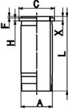 Camasa cilindru 89861110 KOLBENSCHMIDT