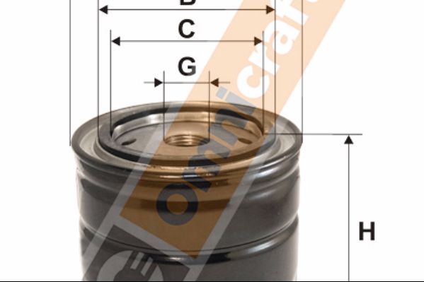 Filtru ulei 2441290 Omnicraft