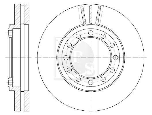 Disc frana I330U13 NPS