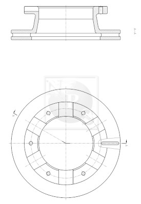Disc frana M331I27 NPS