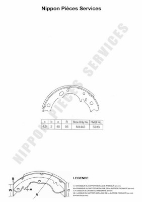 Set saboti frana M350I18 NPS