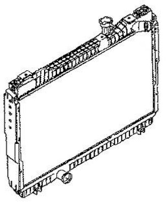 Radiator, racire motor N156N127 NPS