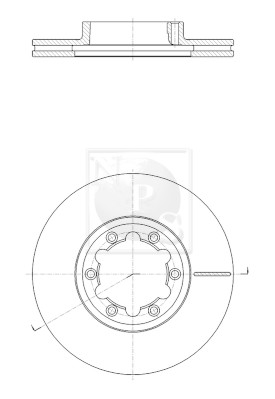 Disc frana N330N98 NPS