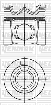 Piston 31-30052-050 YENMAK