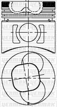 Piston 36-04396-000 YENMAK