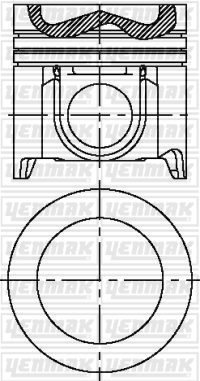 Piston 35-04548-000 YENMAK