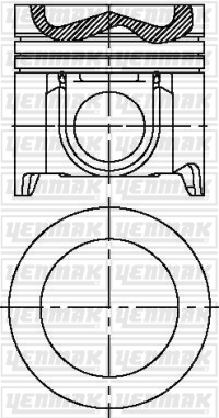 Piston 35-04549-000 YENMAK