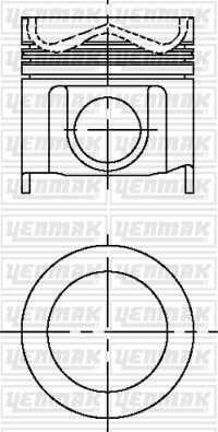 Piston 35-04553-000 YENMAK
