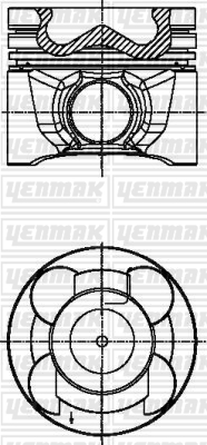 Piston 36-04581-000 YENMAK
