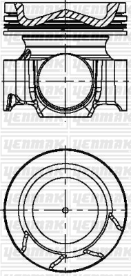 Piston 39-04637-000 YENMAK