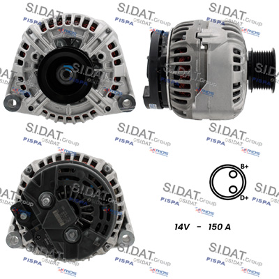 Generator / Alternator A12BH1255 FISPA