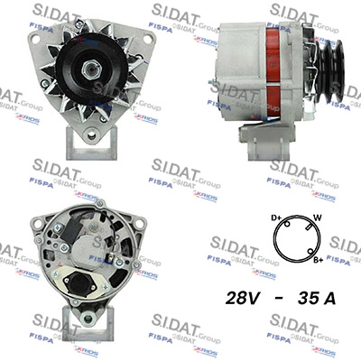 Generator / Alternator A24BH0003A2 FISPA