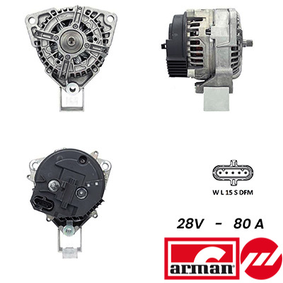 Generator / Alternator A24BH0015AS FISPA