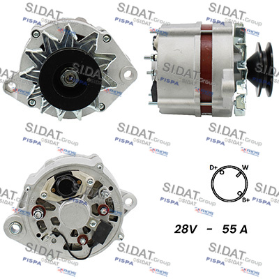 Generator / Alternator A24BH0024A2 FISPA