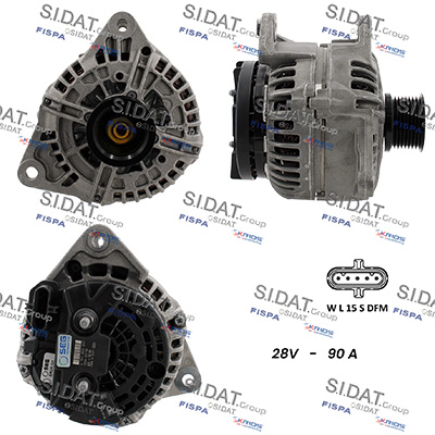 Generator / Alternator A24BH0026 FISPA