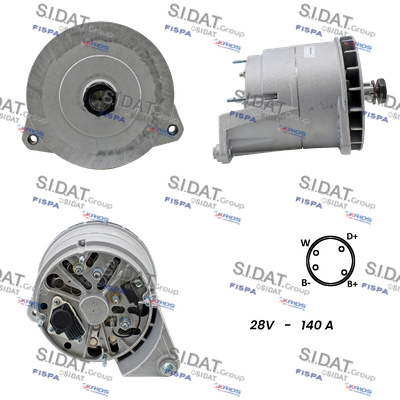 Generator / Alternator A24BH0033A2 FISPA