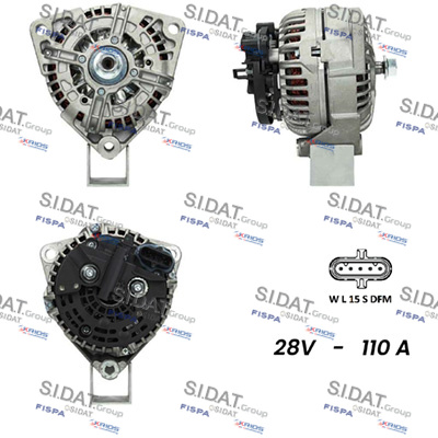 Generator / Alternator A24BH0043 FISPA