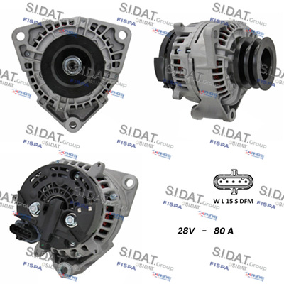 Generator / Alternator A24BH0052 FISPA