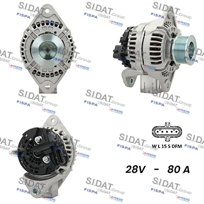 Generator / Alternator A24BH0083A2 FISPA