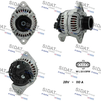 Generator / Alternator A24BH0084 FISPA