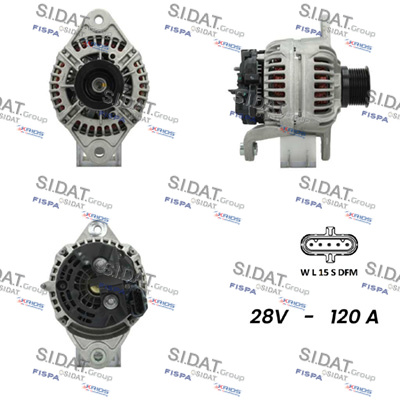 Generator / Alternator A24BH0086 FISPA