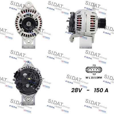Generator / Alternator A24BH0088 FISPA