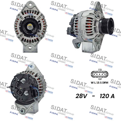 Generator / Alternator A24BH0092 FISPA