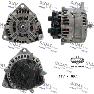 Generator / Alternator A24BH0094 FISPA
