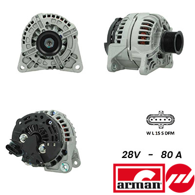 Generator / Alternator A24BH0095AS FISPA