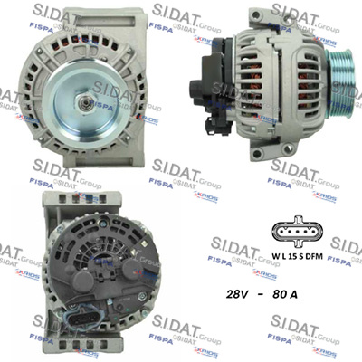 Generator / Alternator A24BH0097 FISPA