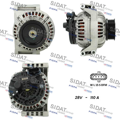 Generator / Alternator A24BH0098 FISPA