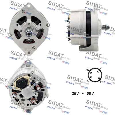 Generator / Alternator A24BH0102 FISPA