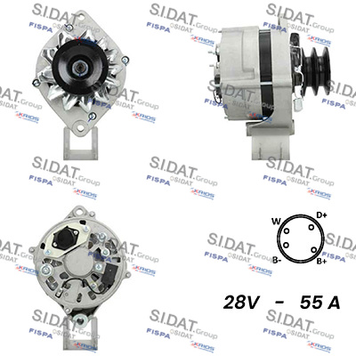 Generator / Alternator A24BH0102A2 FISPA