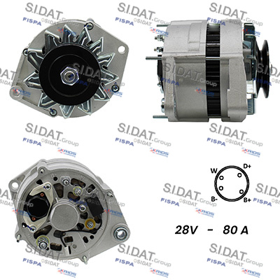Generator / Alternator A24BH0103A2 FISPA