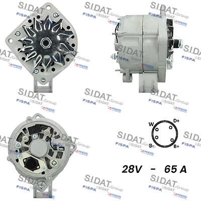 Generator / Alternator A24BH0104A2 FISPA