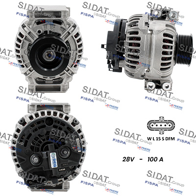 Generator / Alternator A24BH0107 FISPA
