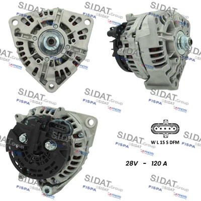 Generator / Alternator A24BH0122 FISPA