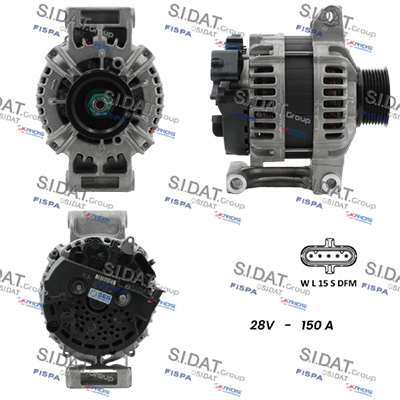 Generator / Alternator A24BH0166 FISPA