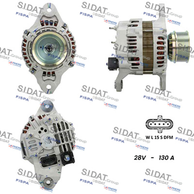 Generator / Alternator A24MH0066 FISPA