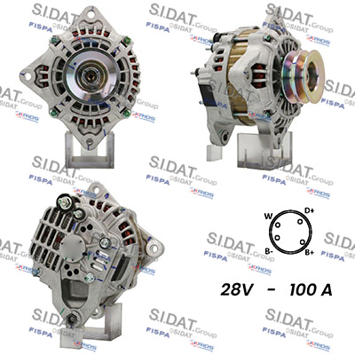 Generator / Alternator A24MH0108A2 FISPA
