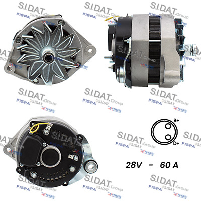 Generator / Alternator A24VA0060A2 FISPA