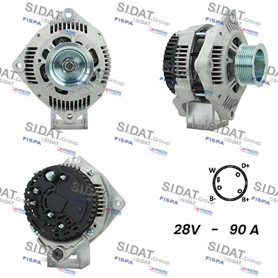 Generator / Alternator A24VA0106A2 FISPA