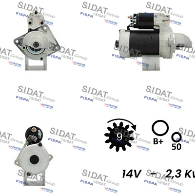 Starter S12BH0098A2 FISPA