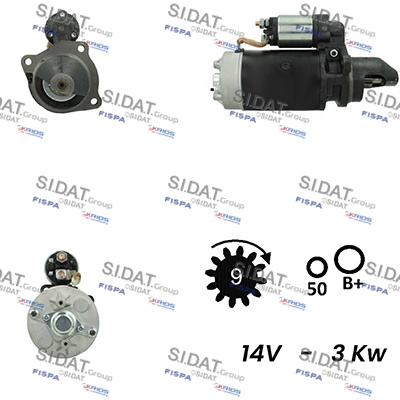 Starter S12BH0270A2 FISPA