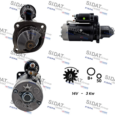 Starter S12BH0673A2 FISPA